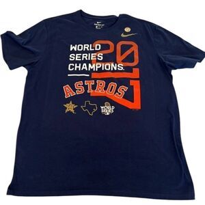 Houston Astros 2017 World Series champions szXL womens short sleeve T-shirt NWOT